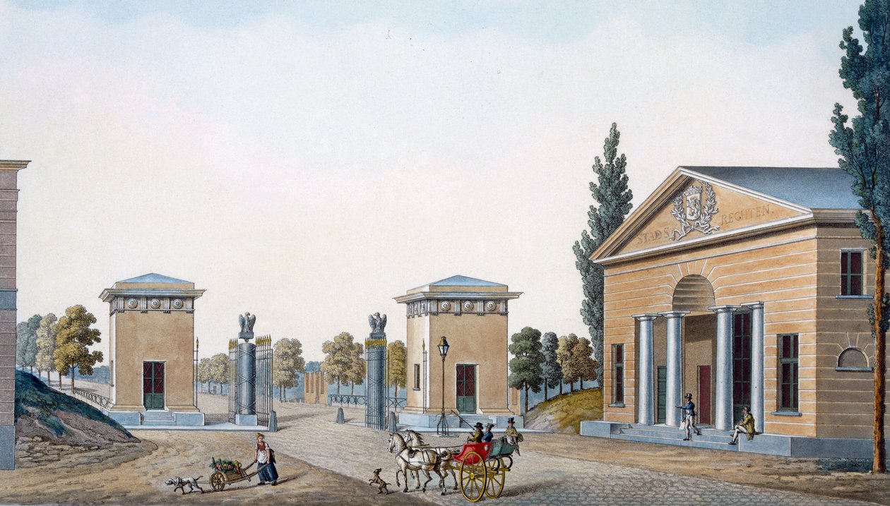 The Gate of Courtray, Gent, fra 