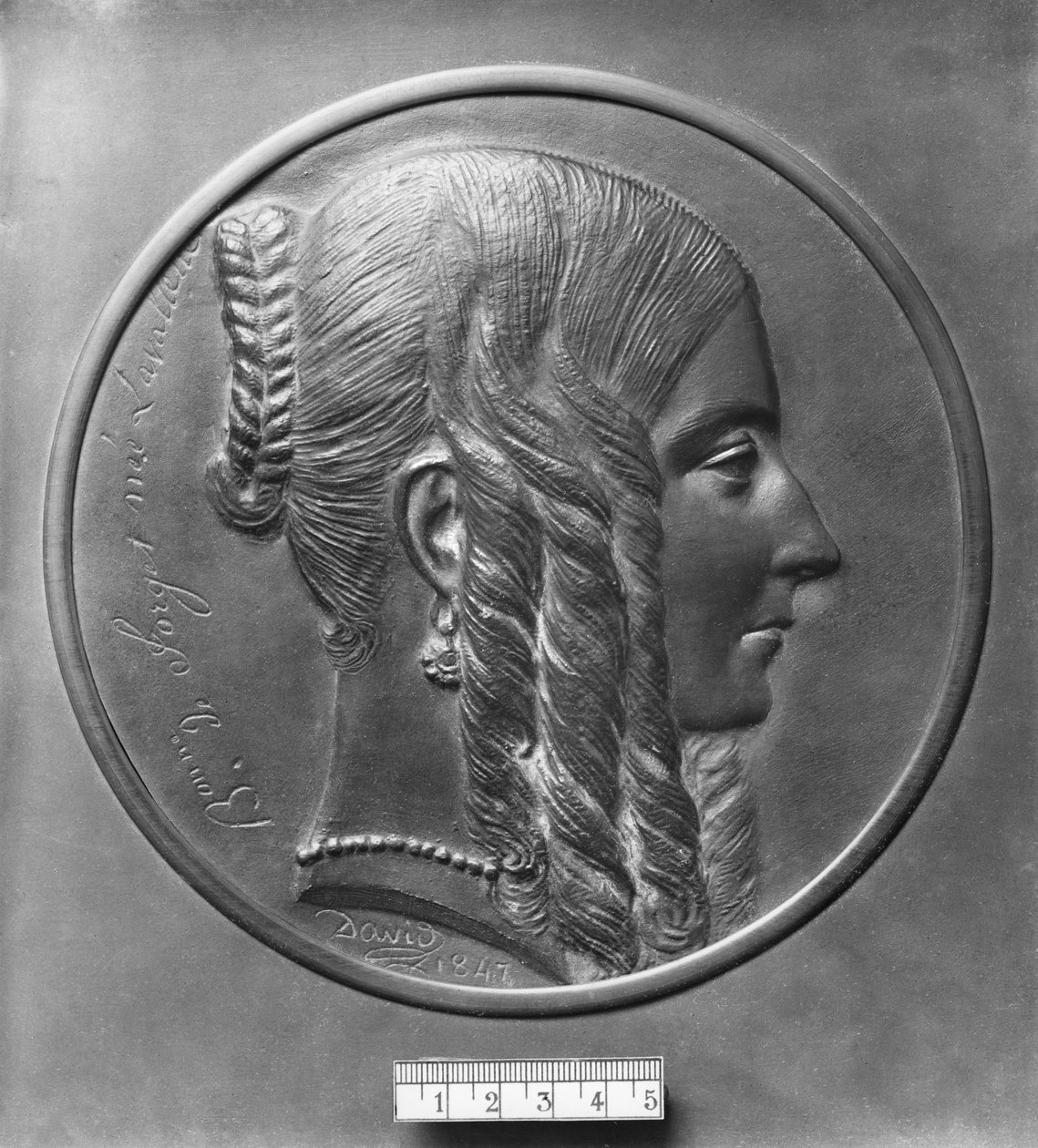 Baronne de Forget, født Lavalette, 1847 (bronze) af Pierre Jean David d