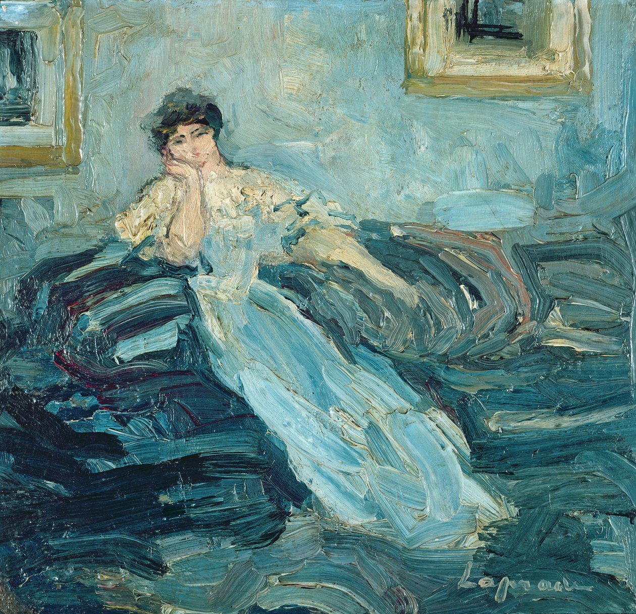 Kvinde i et indre, ca. 1909 af Pierre Laprade