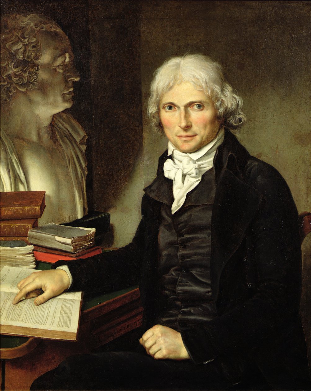 Portræt af Francois Xavier Bichat (1771-1802) af Pierre Maximilien Delafontaine