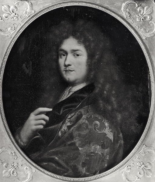 Portræt af Jean-Baptiste Colbert (1651-90) Marquis de Seignelay af Pierre Mignard