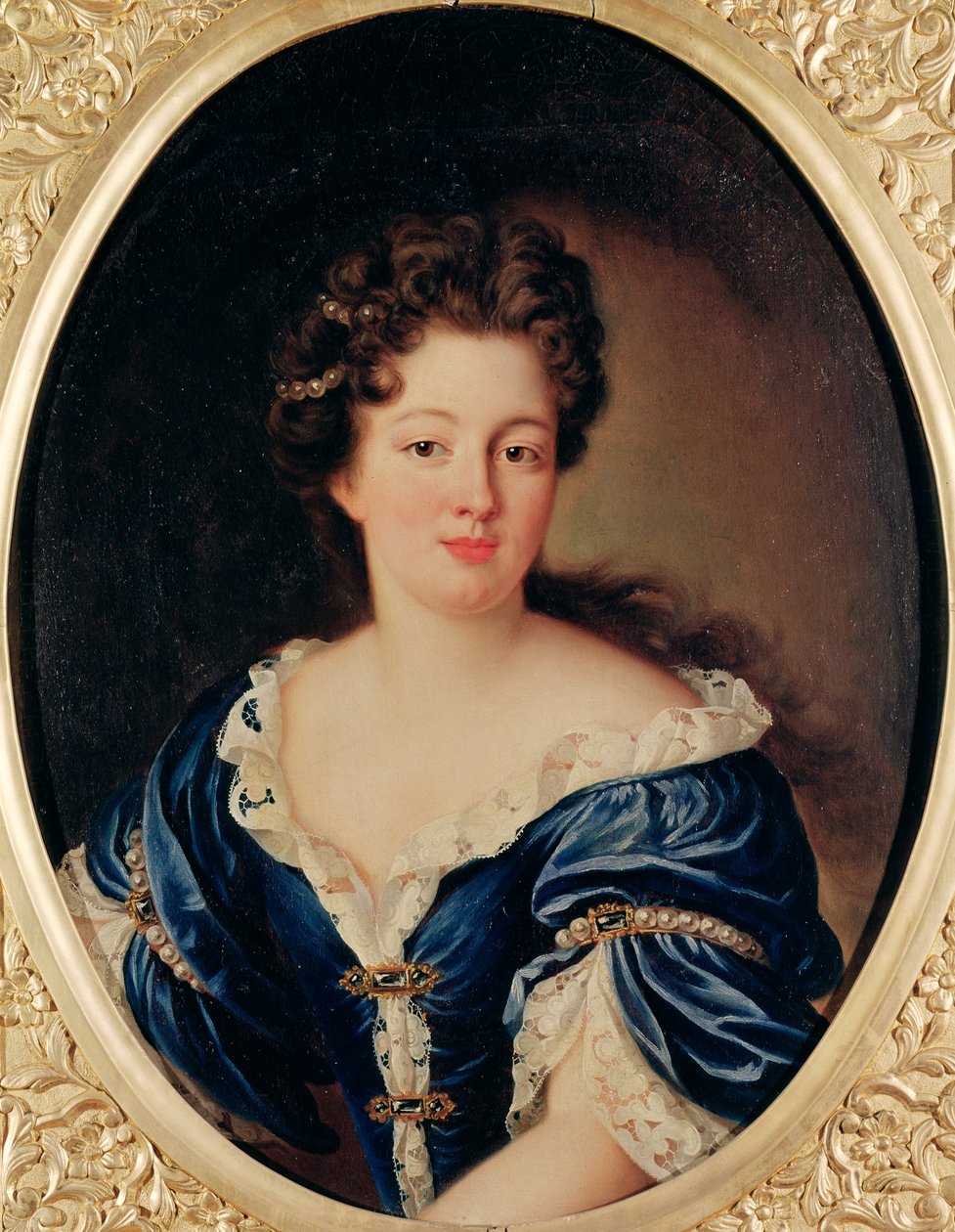 Portræt af Marie-Anne Mancini (1646-1714) Prinsesse Colonna af Pierre Mignard