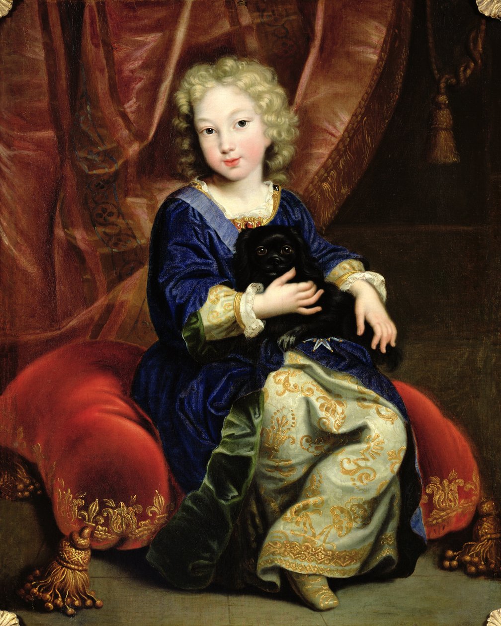 Portræt af Philippe de France (1683-1746) fremtidig kong Philip V af Spanien, 1686 af Pierre Mignard