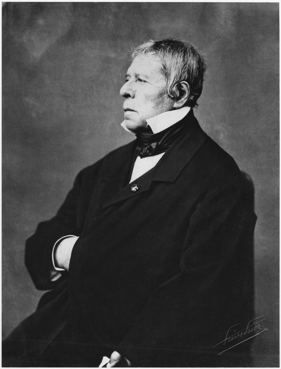 Jean Auguste Dominique Ingres (1780-1867) af Pierre Petit