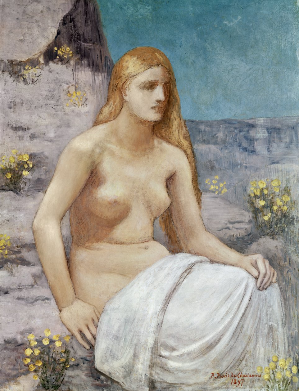 Sankt Maria Magdalena, 1897 af Pierre Puvis de Chavannes