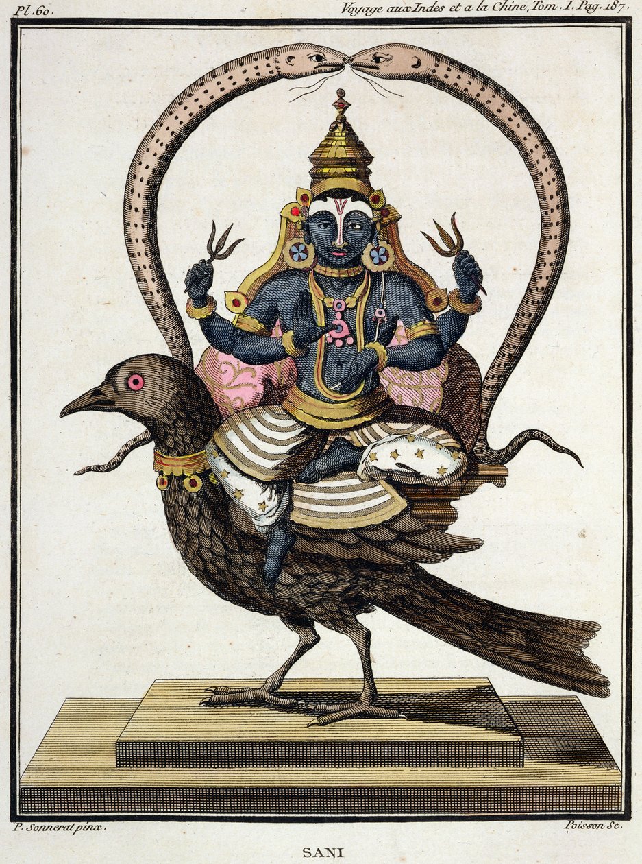 Sani, fra "Voyage aux Indes et a la Chine" af Pierre Sonnerat, graveret af Poisson, udgivet i 1782 af Pierre Sonnerat