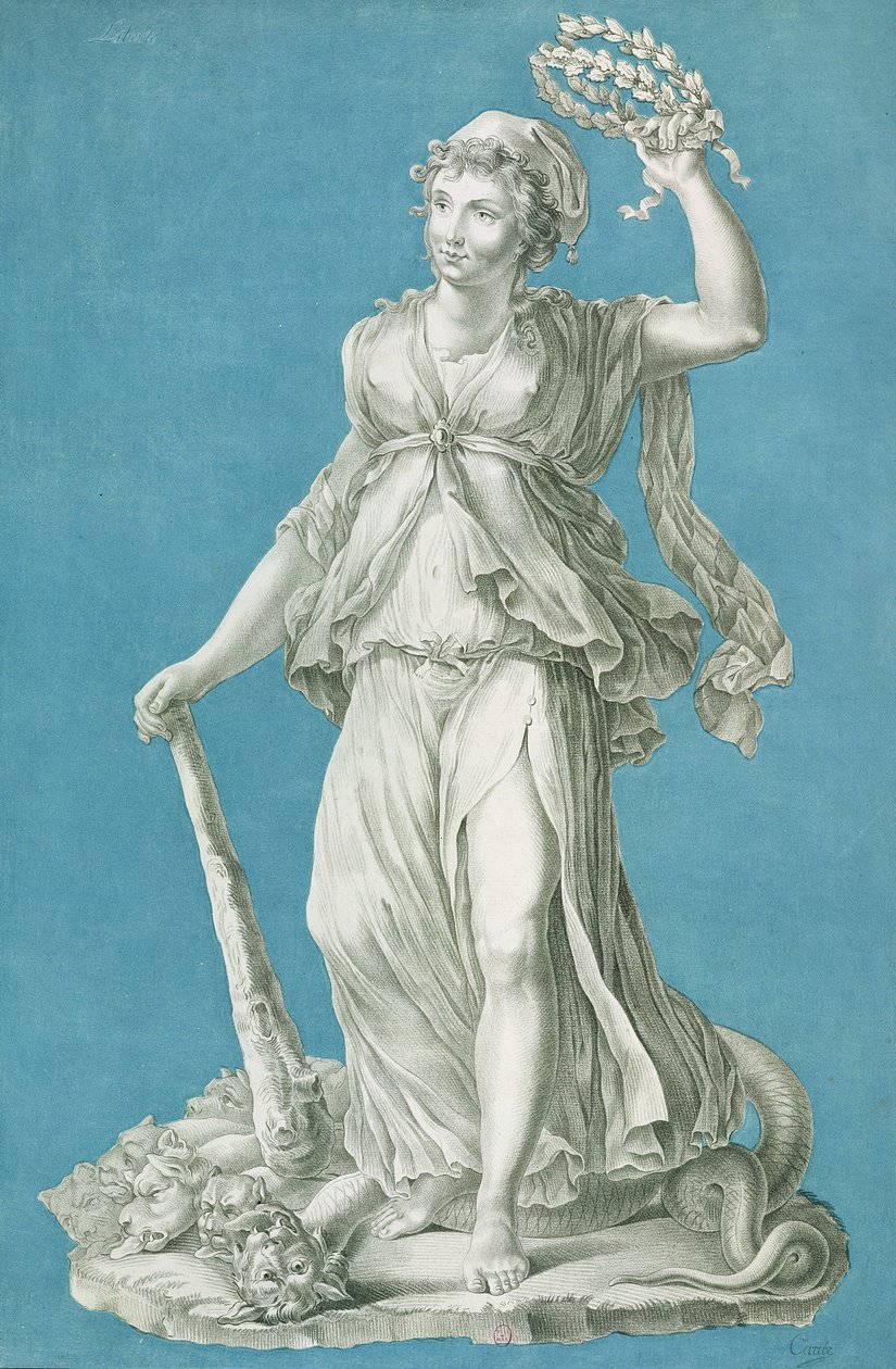 Frihed, ca. 1793 af Pierre Thomas Le Clerc
