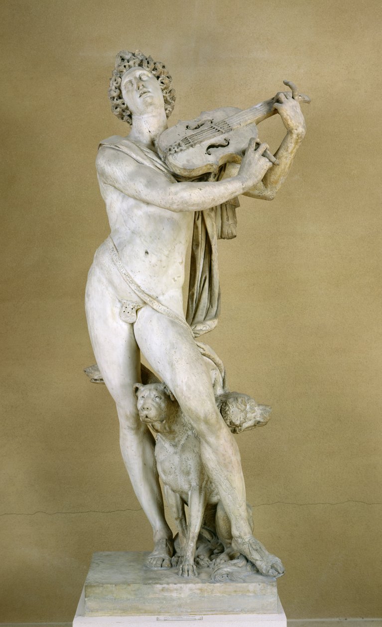 Orpheus, 1598 (marmor) af Pierre de Francheville or Franqueville