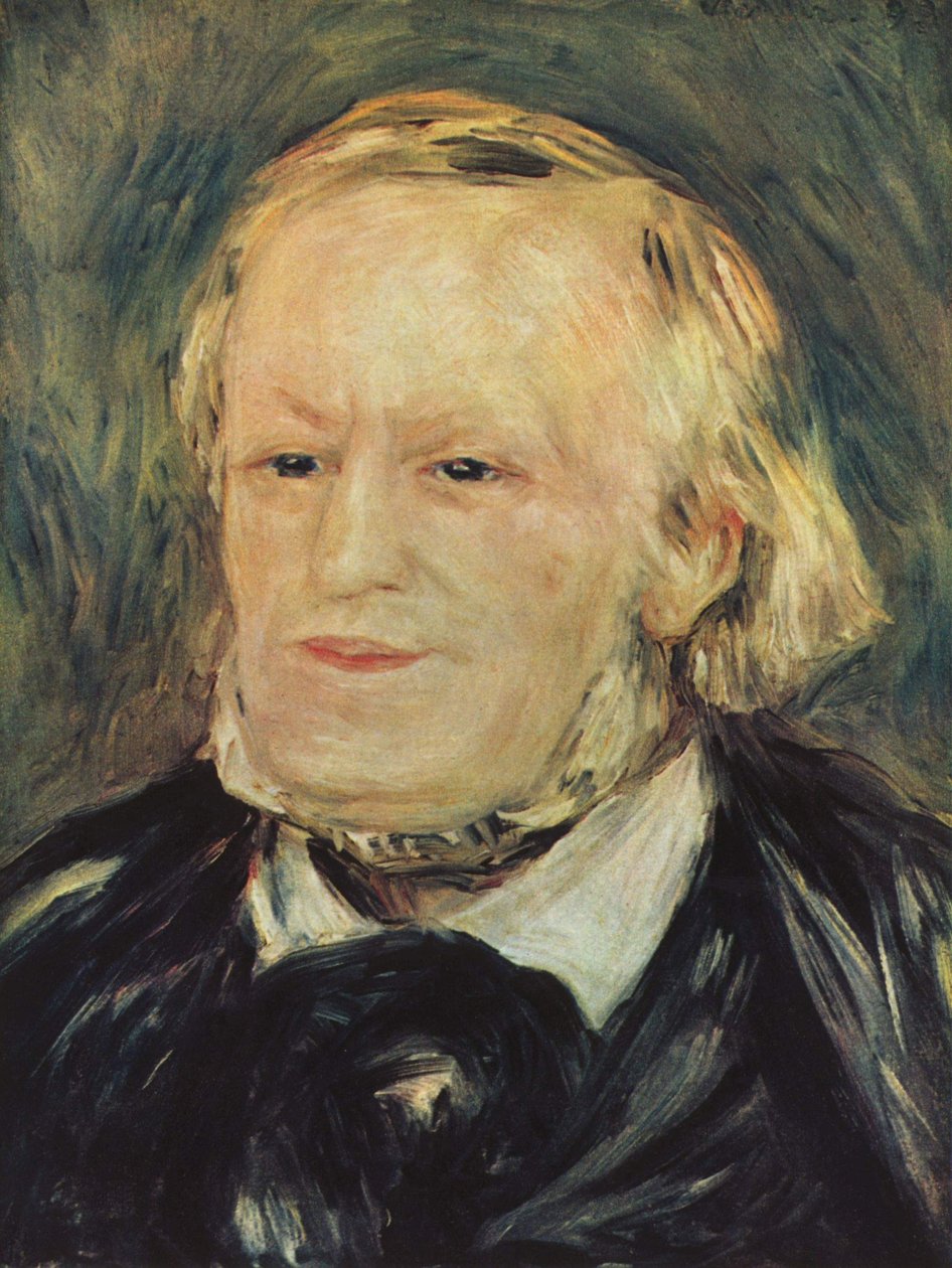 Portræt af Richard Wagnern af Pierre Auguste Renoir