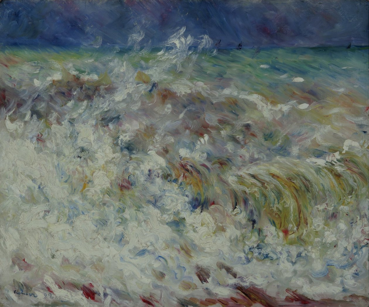Bølgen af Pierre Auguste Renoir
