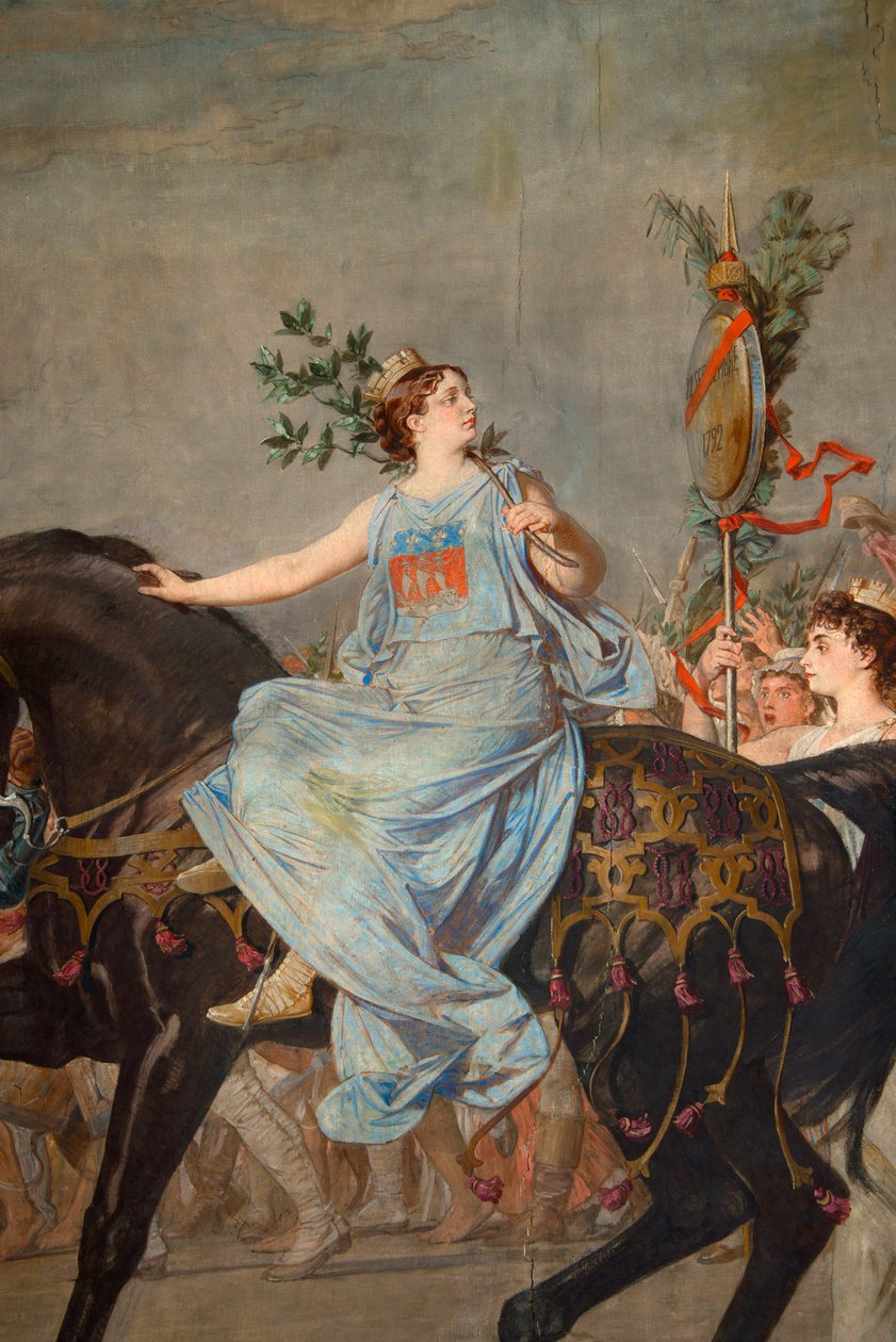 Fresco ""Republikkens triumf"" af Pierre Paul Lêon Glaize