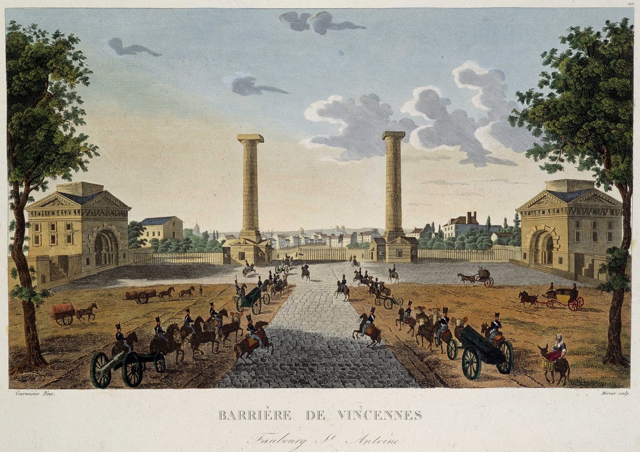 Barriers of Vincennes af Courvoisier af Pierre (after) Courvoisier