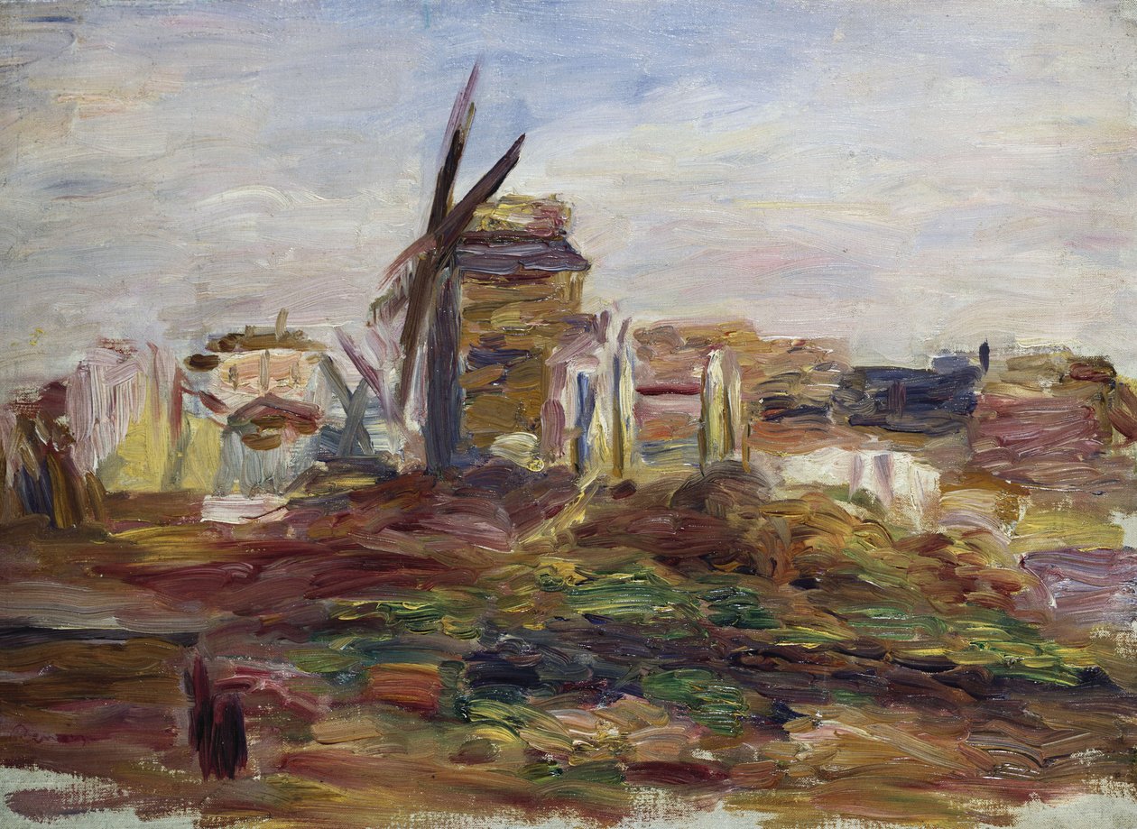 En vindmølle af Pierre Auguste Renoir