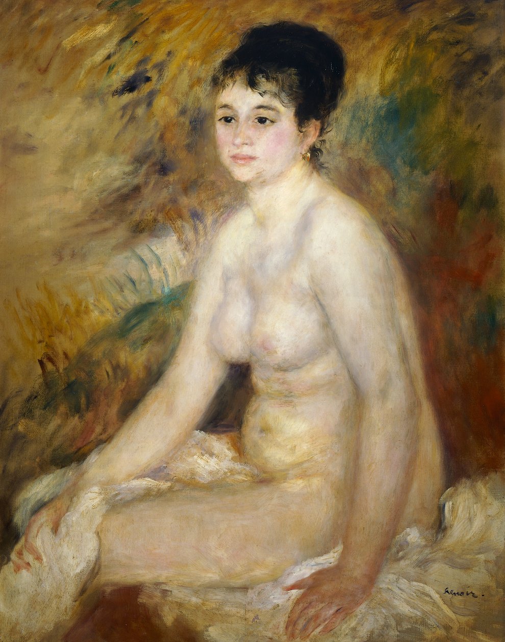 Efter badet af Pierre Auguste Renoir