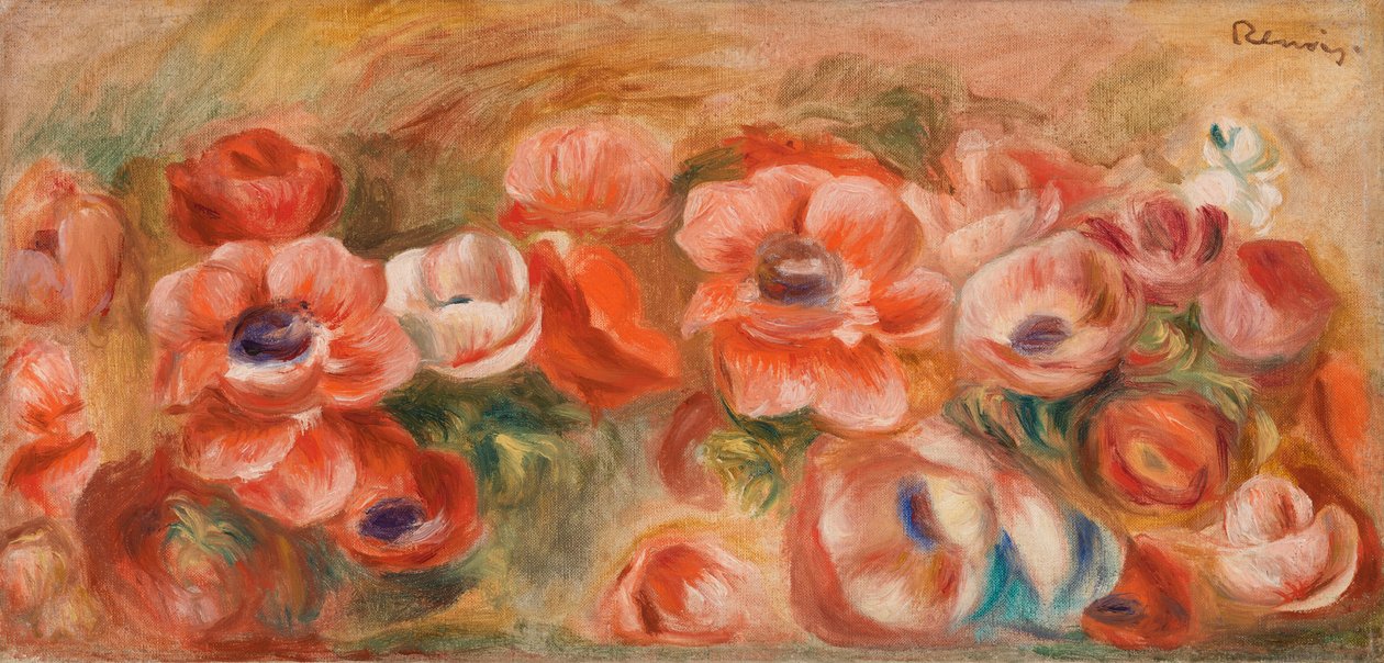 Anemoner (Anemoner) af Pierre Auguste Renoir