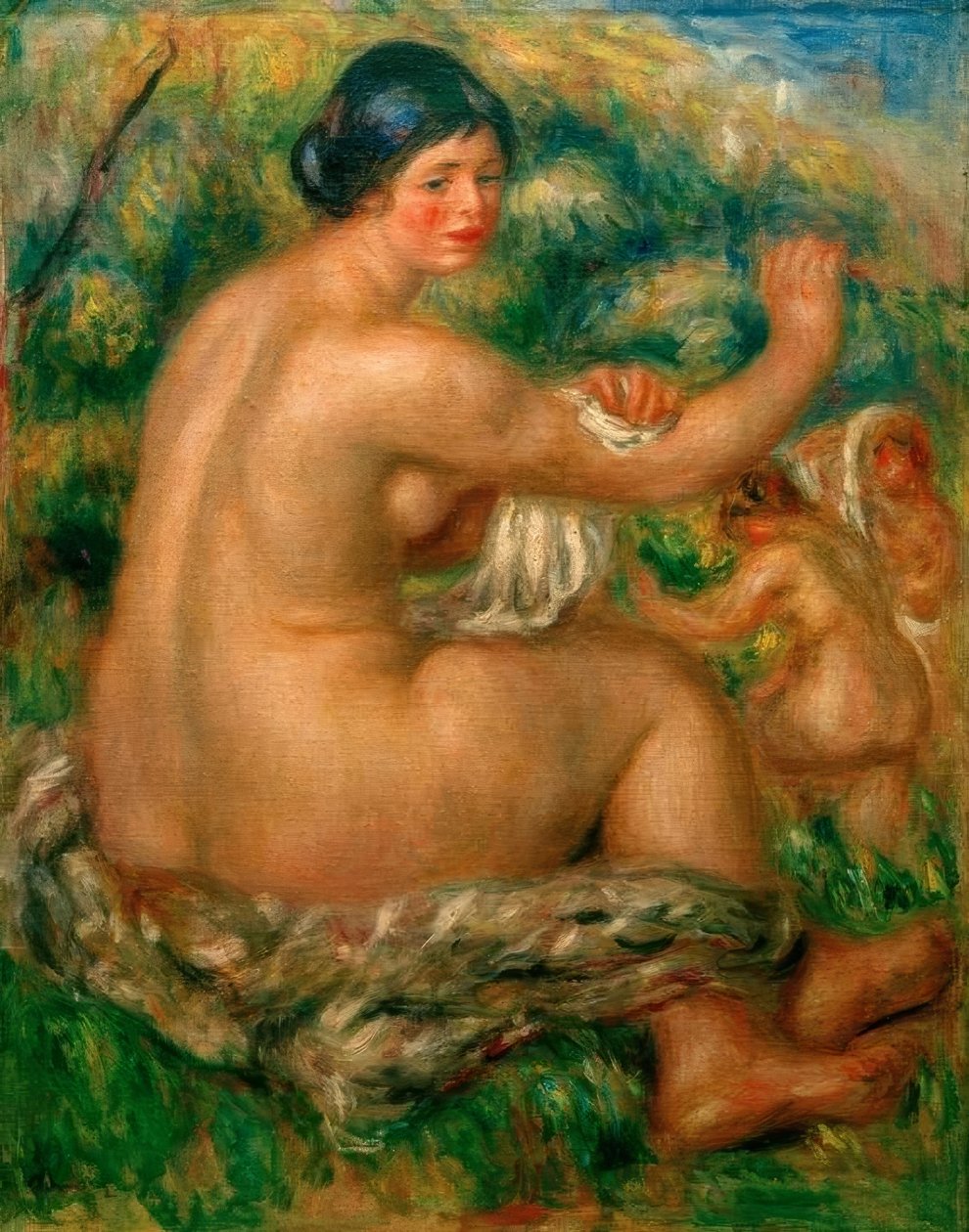 Efter bad af Pierre Auguste Renoir