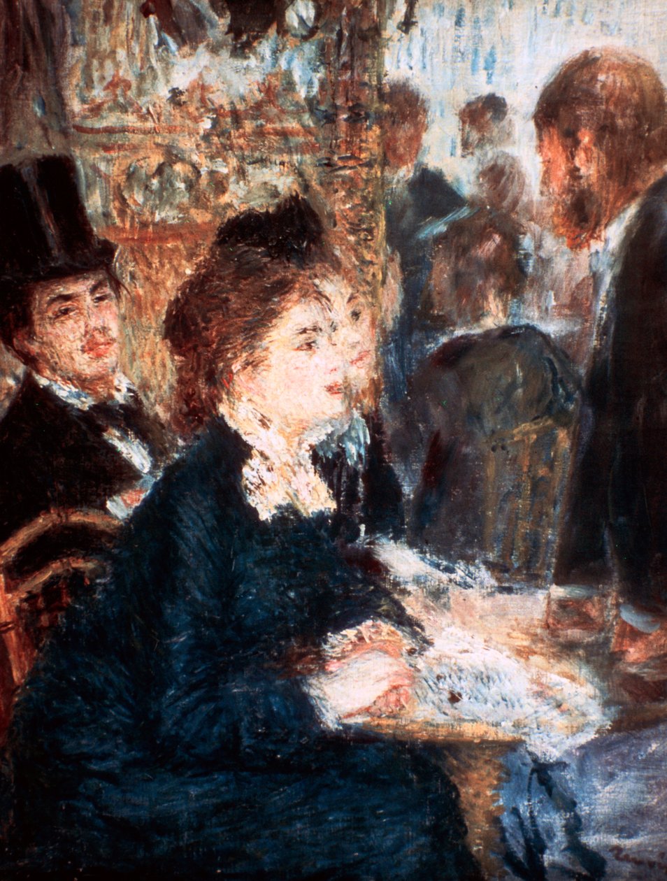 På Caféen, c1877 af Pierre Auguste Renoir