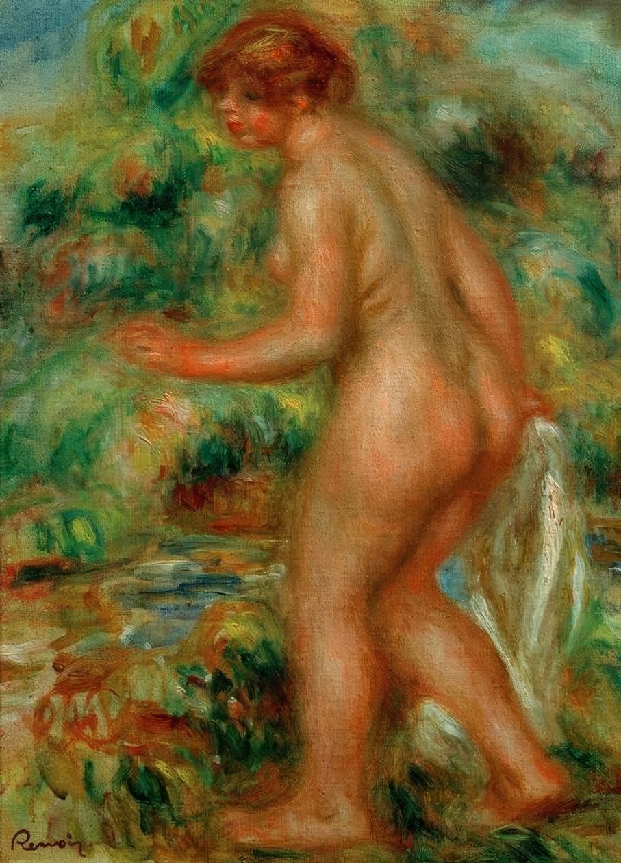 Baigneuse af Pierre Auguste Renoir
