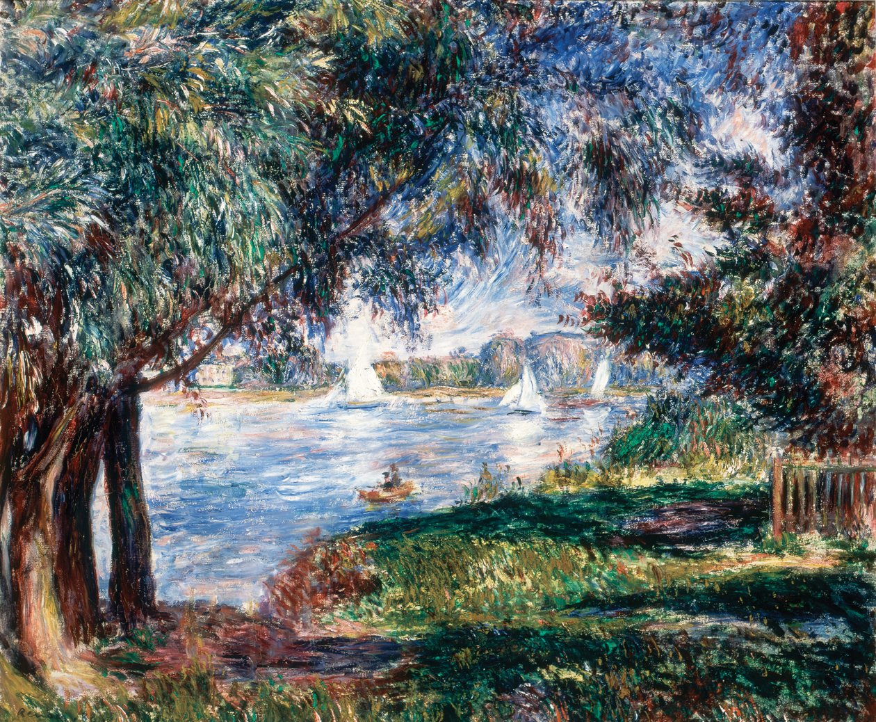 Bougival, 1888. af Pierre Auguste Renoir