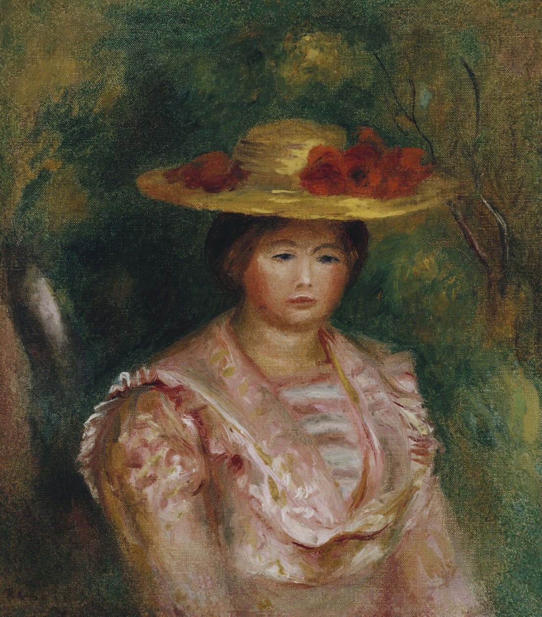Buste af en kvinde af Pierre Auguste Renoir