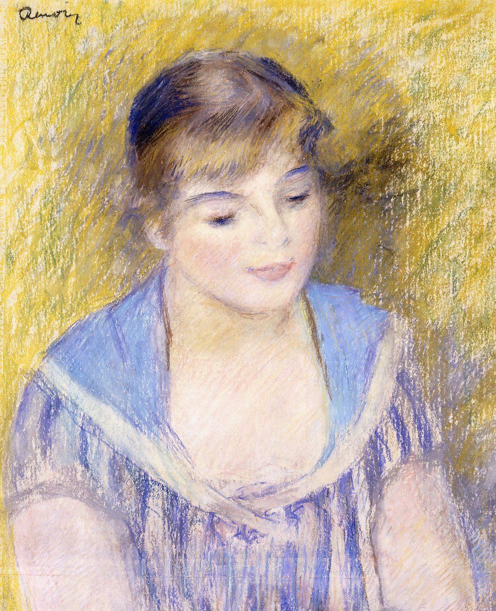 Buste af en kvinde, af Pierre Auguste Renoir