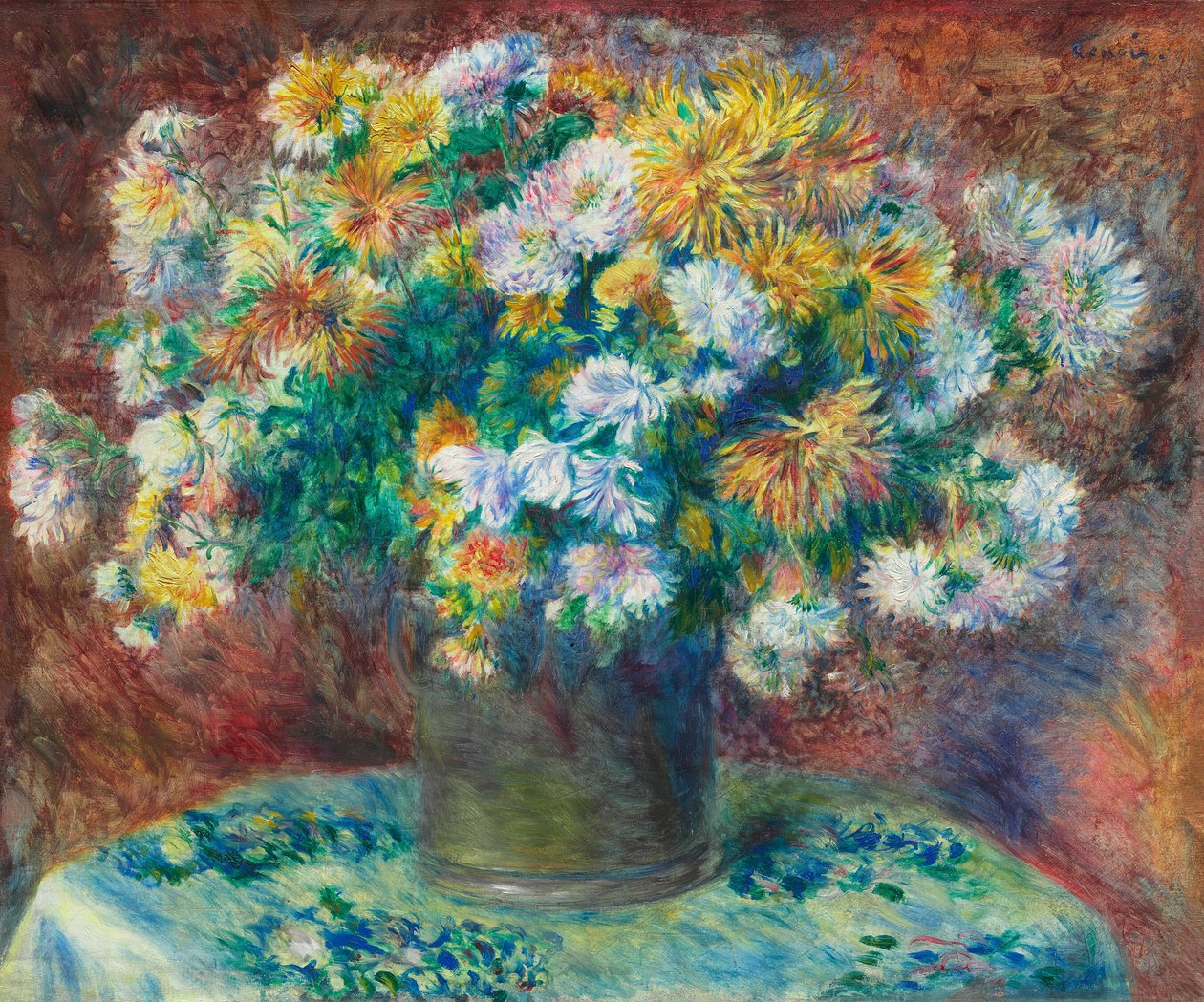 Krysantemum af Pierre Auguste Renoir
