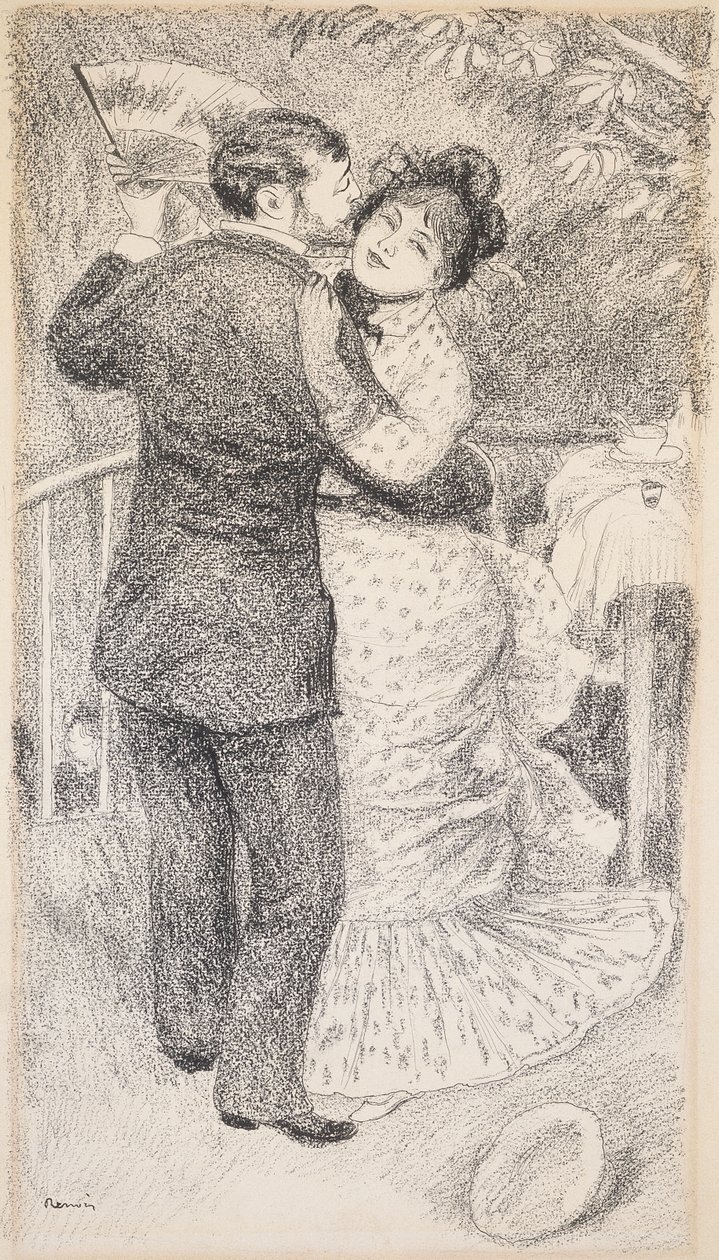 Landskabsdans, 1883 af Pierre Auguste Renoir