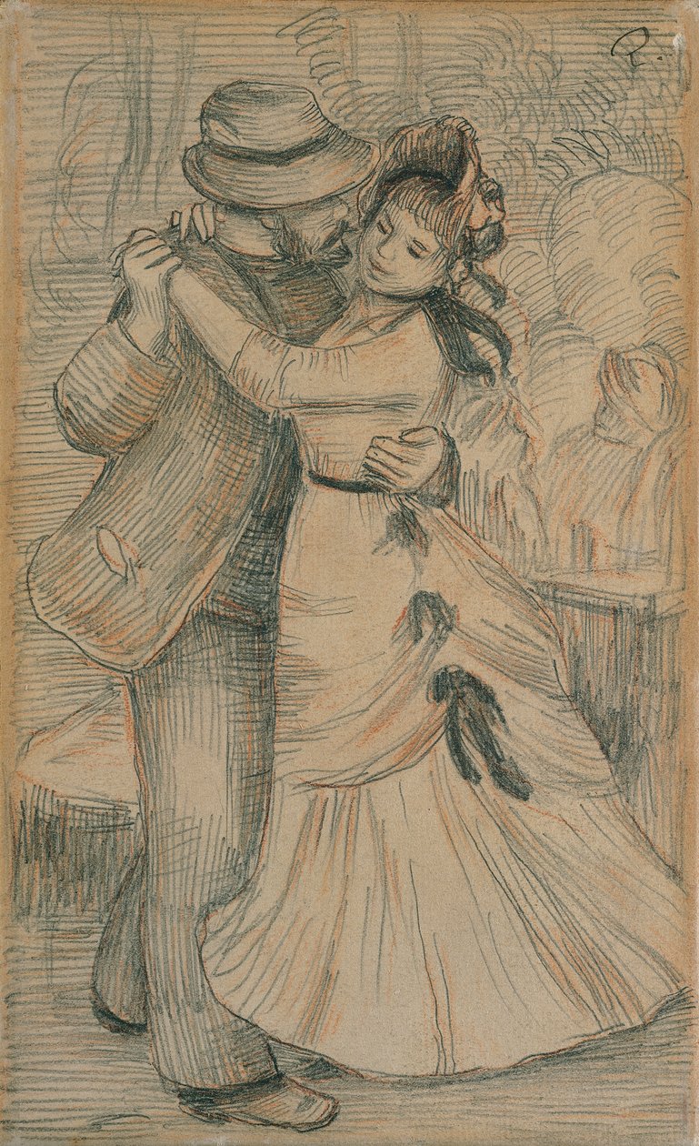 Landskabsdans, 1883 af Pierre Auguste Renoir