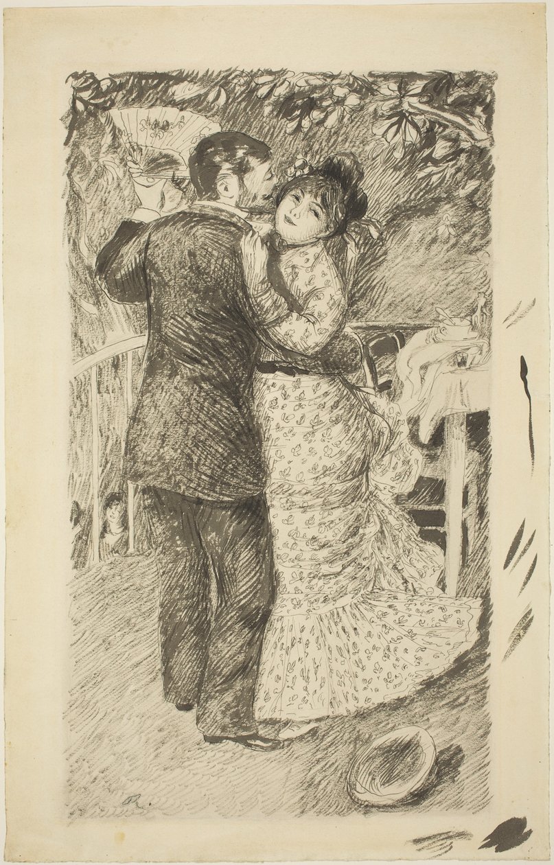 Dans på landet, 1883. af Pierre Auguste Renoir