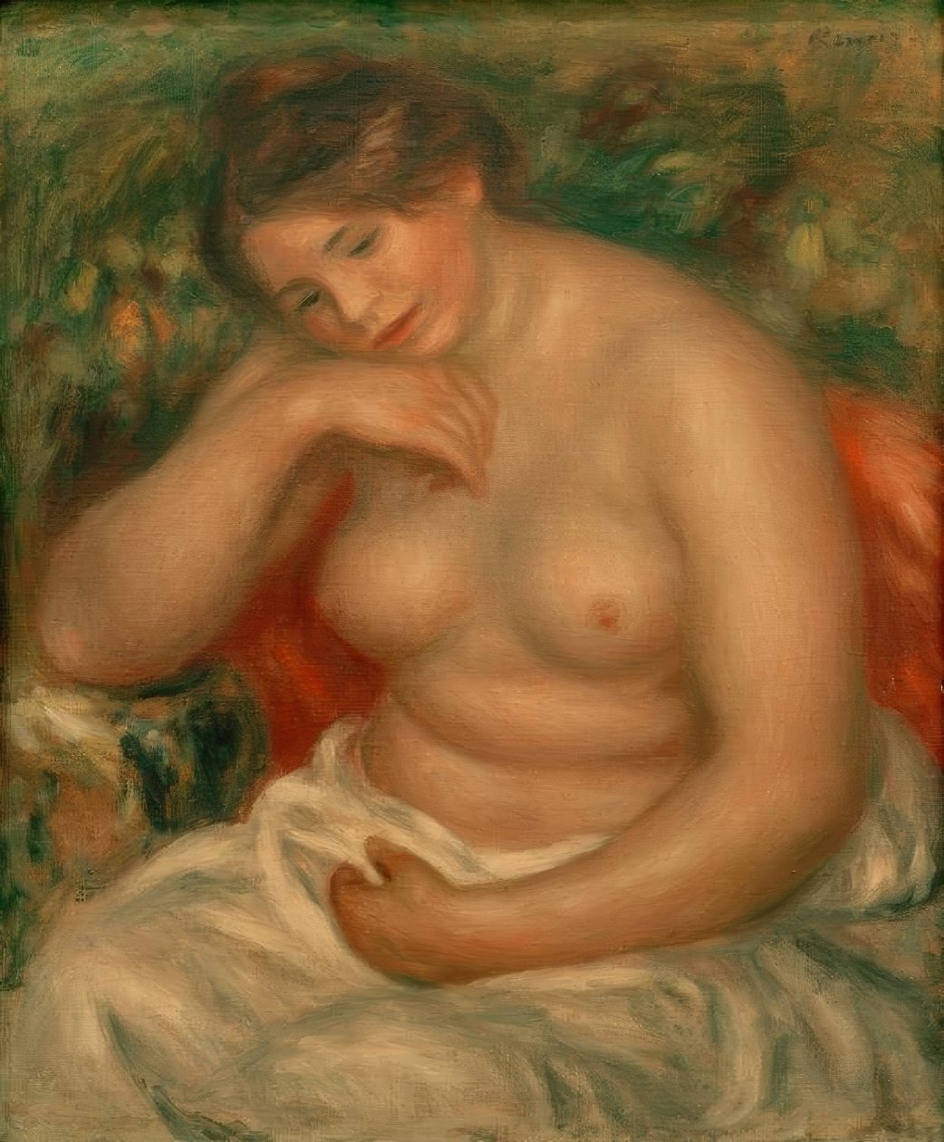 Soveværelse (stor nøgen) af Pierre Auguste Renoir