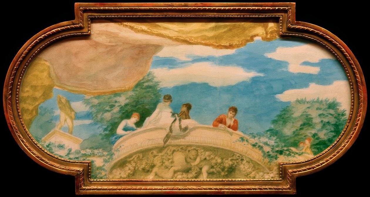 Design til et loftmaleri af Pierre Auguste Renoir