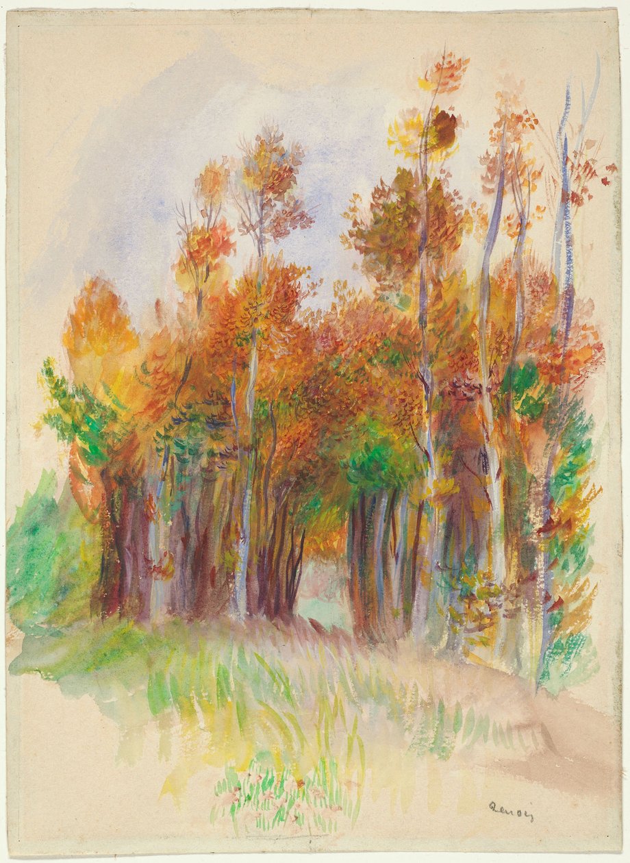 Lunden af træer af Pierre Auguste Renoir