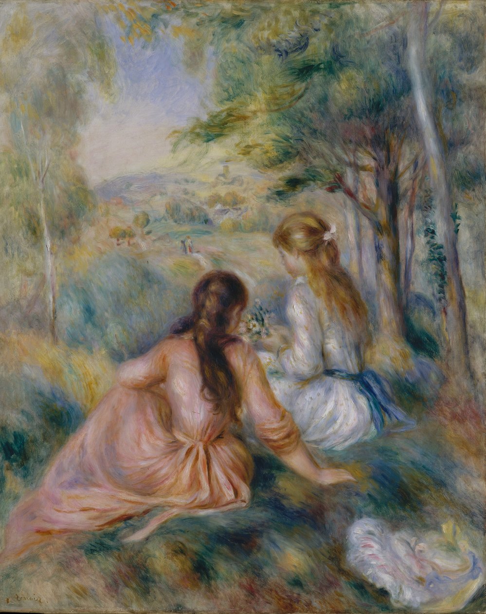 I Engen, 1888-92 af Pierre Auguste Renoir