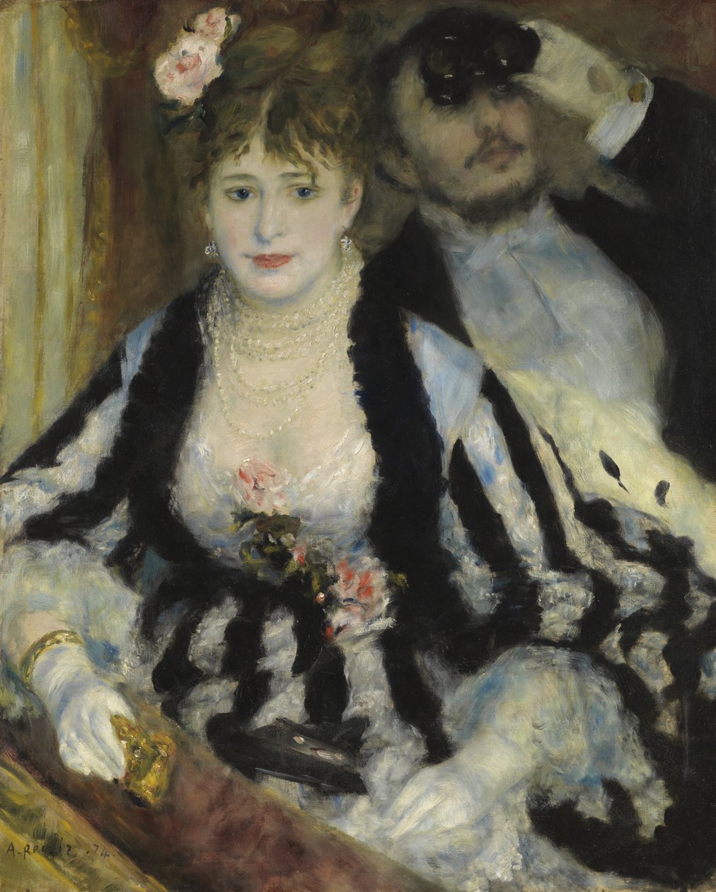La Loge (teaterboks) af Pierre Auguste Renoir