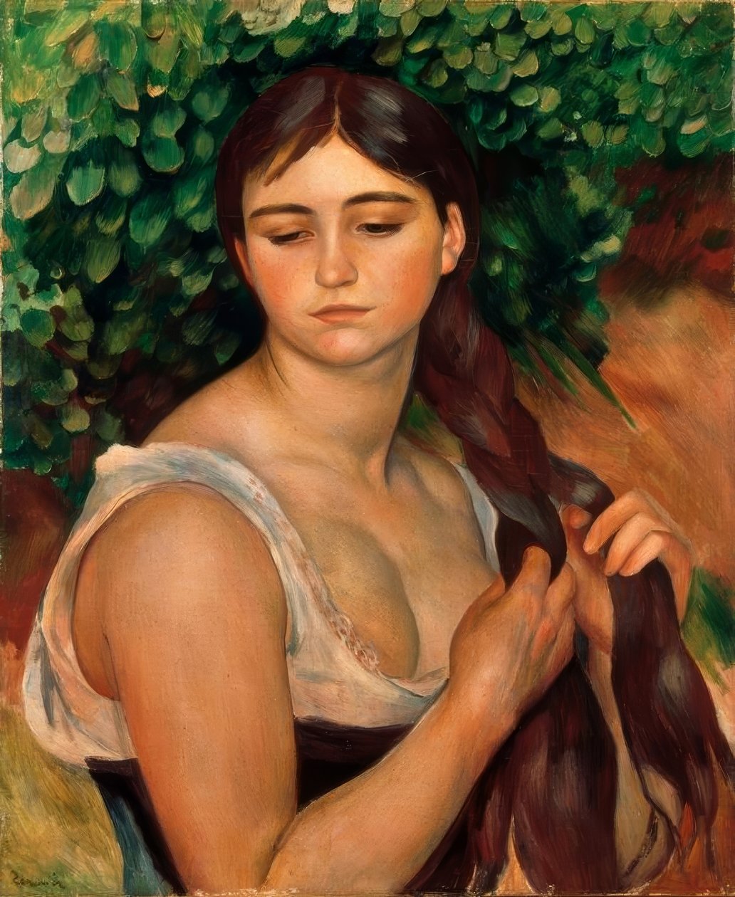 Fletningen af Pierre Auguste Renoir