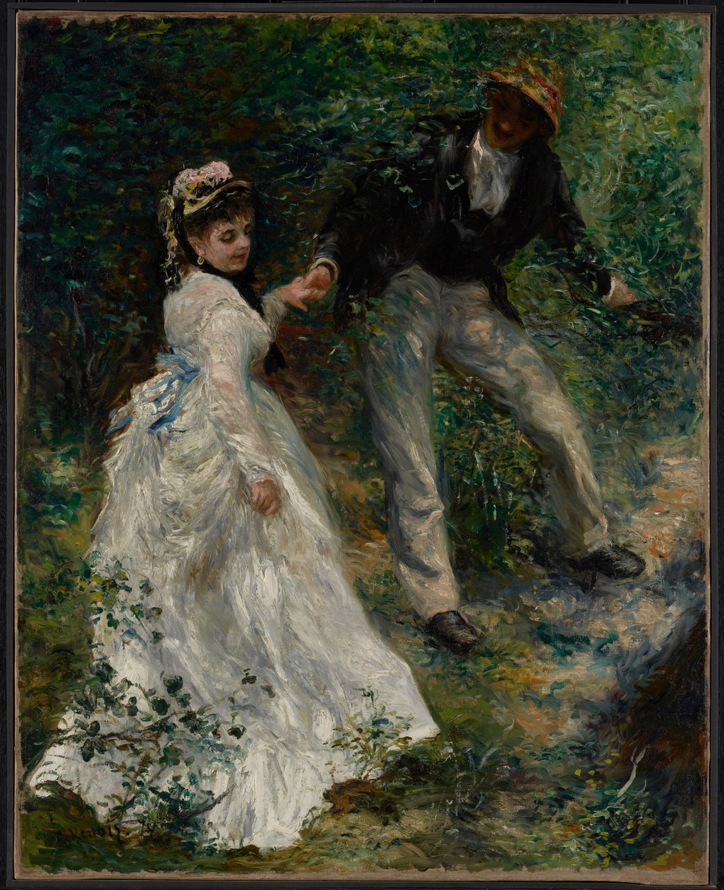 Promenaden, 1870 af Pierre Auguste Renoir