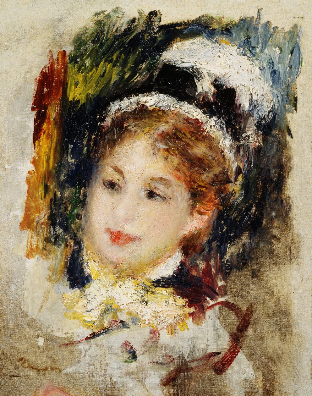Dame i hendes bytøj, 1875 af Pierre Auguste Renoir