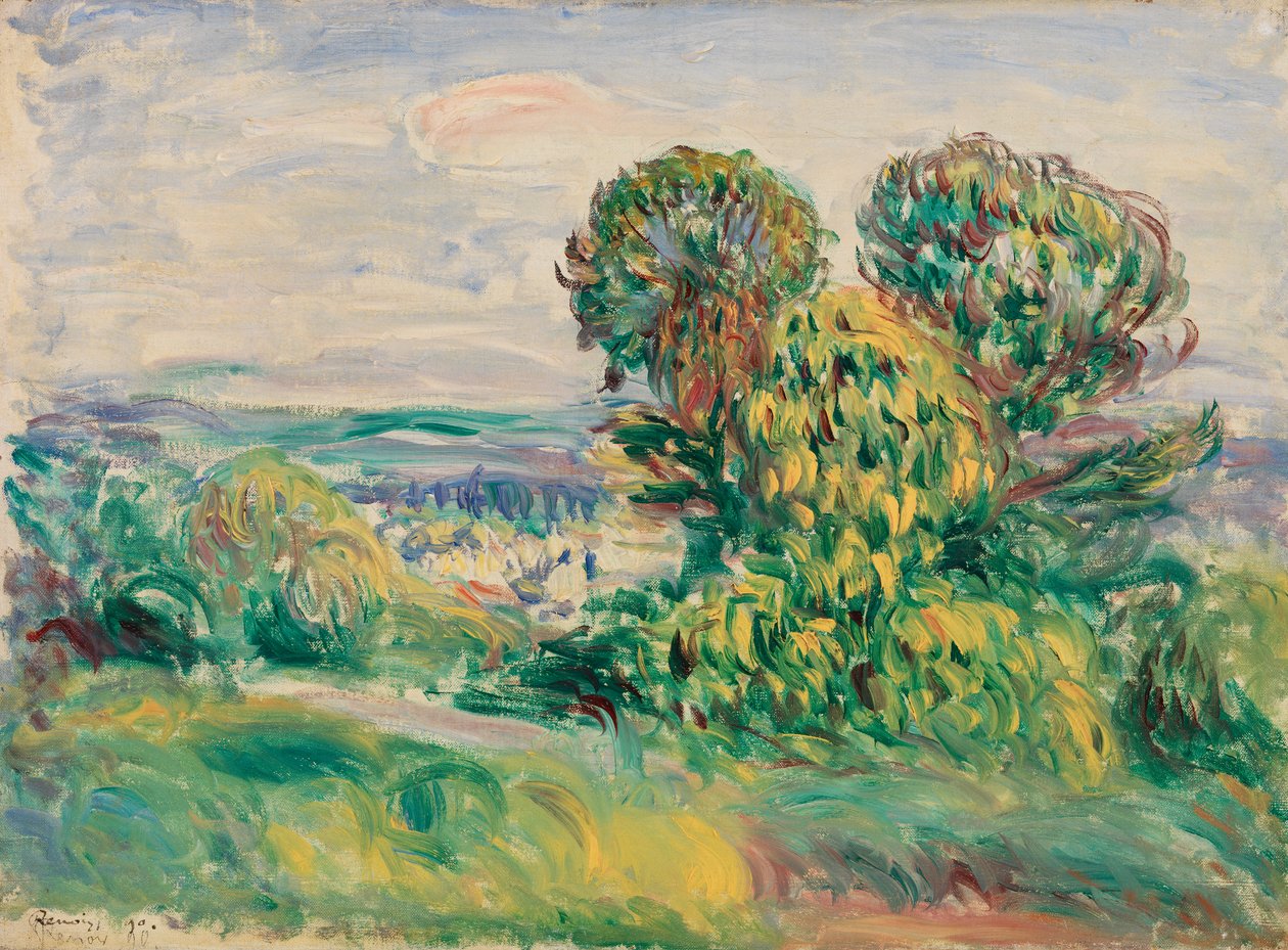 Landskab af Pierre Auguste Renoir