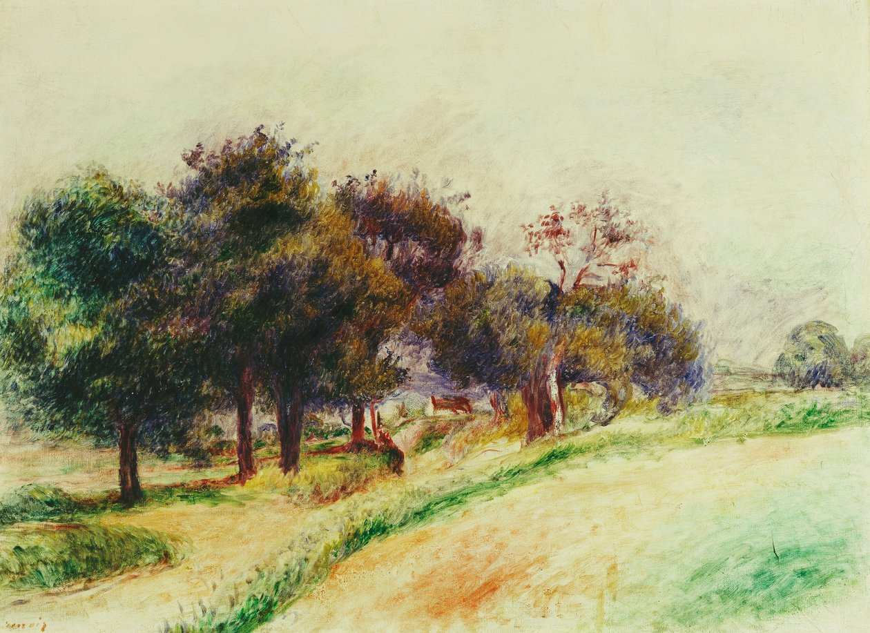 Landskab; Landskabet, af Pierre Auguste Renoir