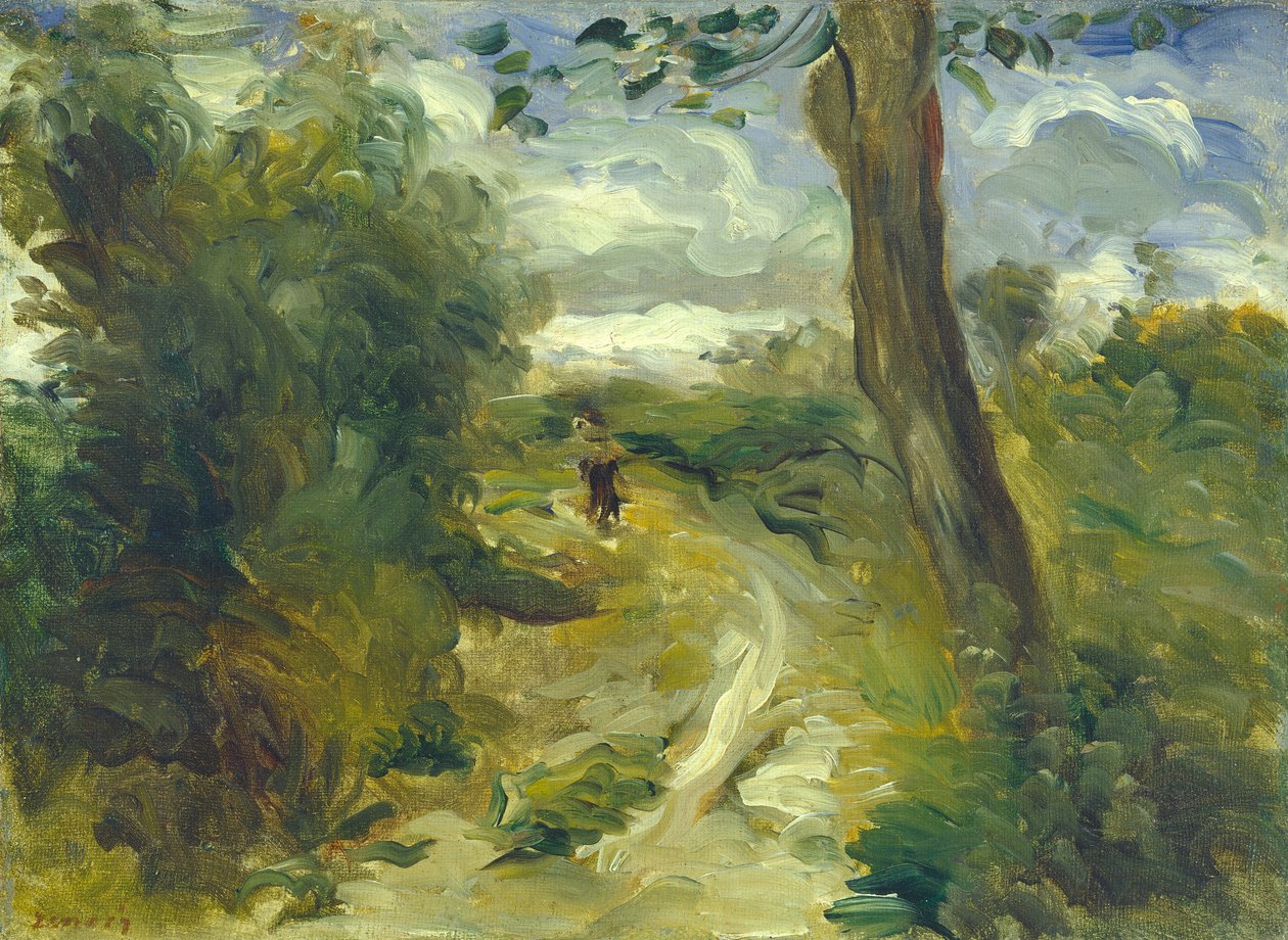 Landskab mellem storme, 18741875. af Pierre Auguste Renoir