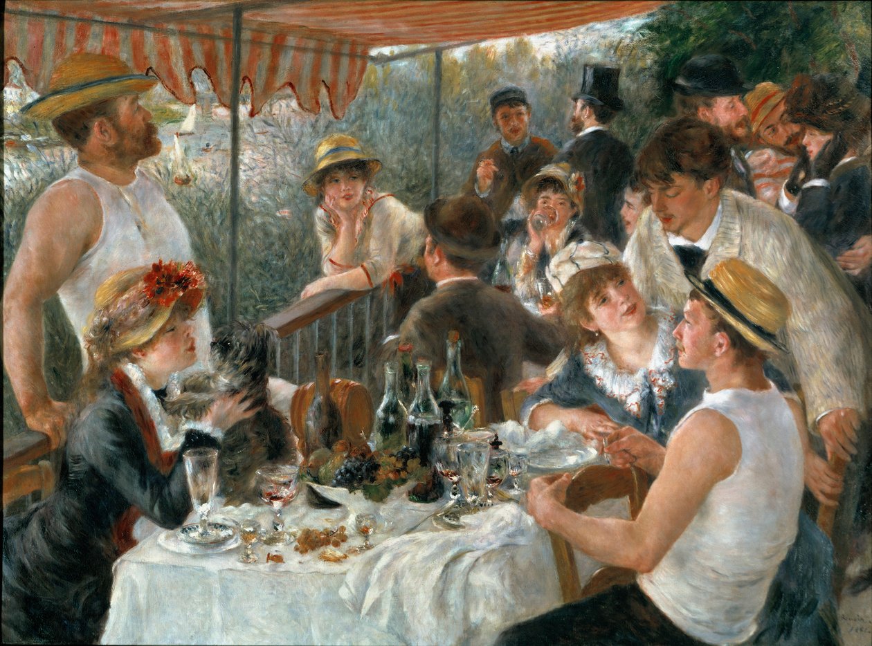Bådfolkenes frokost af Pierre Auguste Renoir