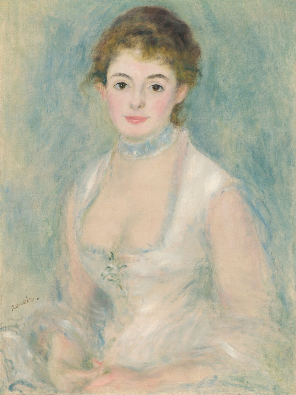 Madame Henriot, ca. 1876. af Pierre Auguste Renoir