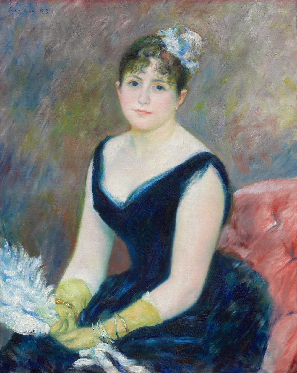 Fru Léon Clapisson af Pierre Auguste Renoir
