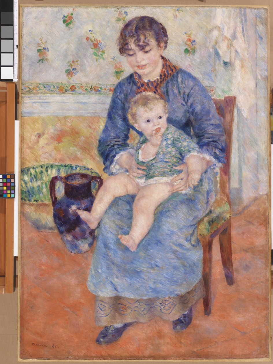 Mor og Barn af Pierre Auguste Renoir