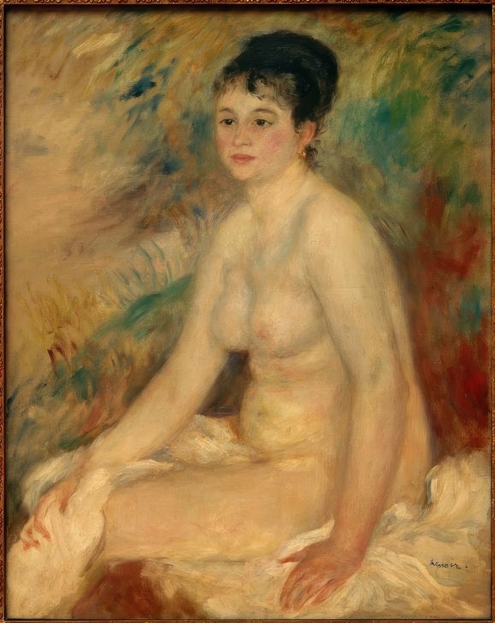 Efter badet af Pierre Auguste Renoir