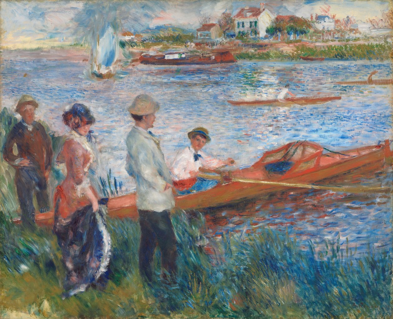 Åremænd i Chatou, 1879. af Pierre Auguste Renoir