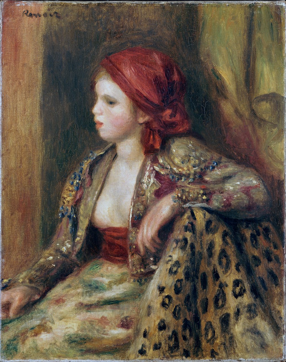 Odalisque, ca. 1895 af Pierre Auguste Renoir