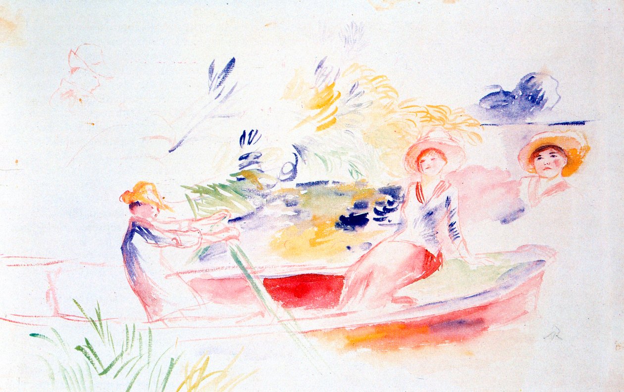 På flodbredden, 20. århundrede af Pierre Auguste Renoir