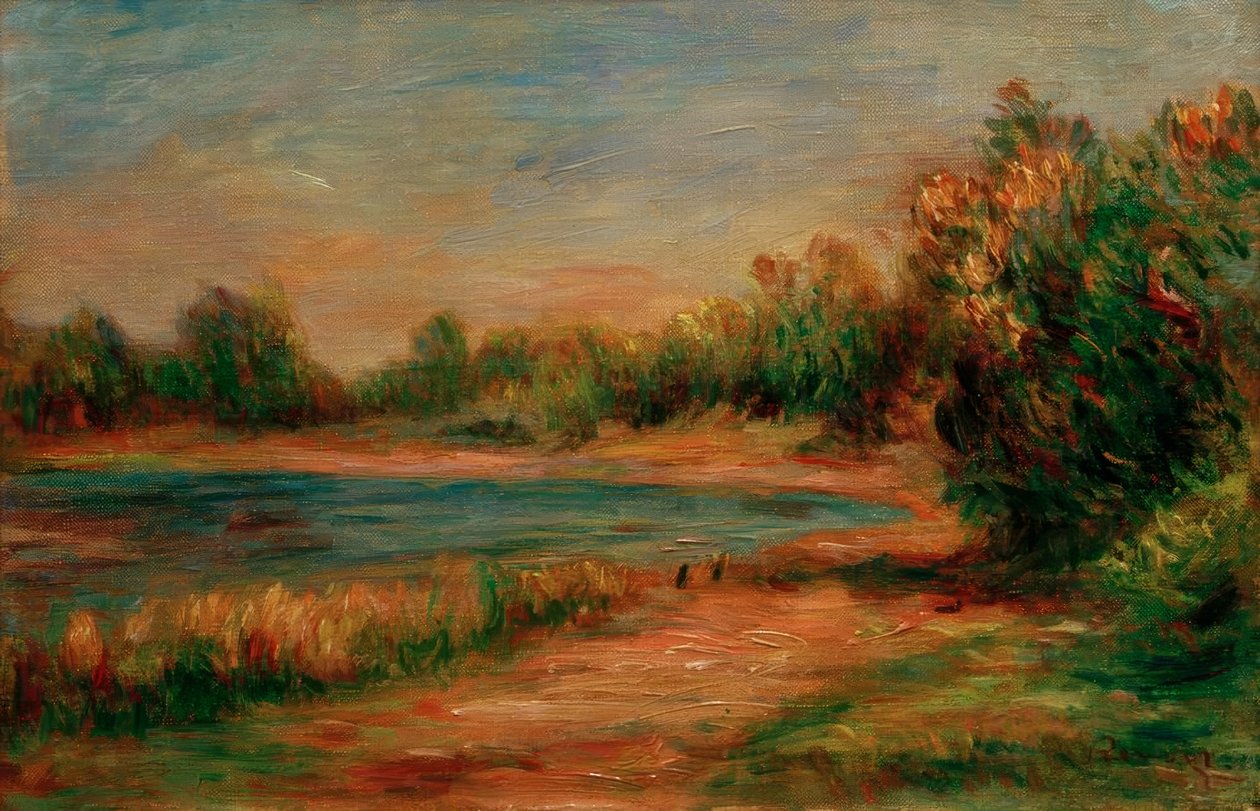Landskab i Guernsey af Pierre Auguste Renoir