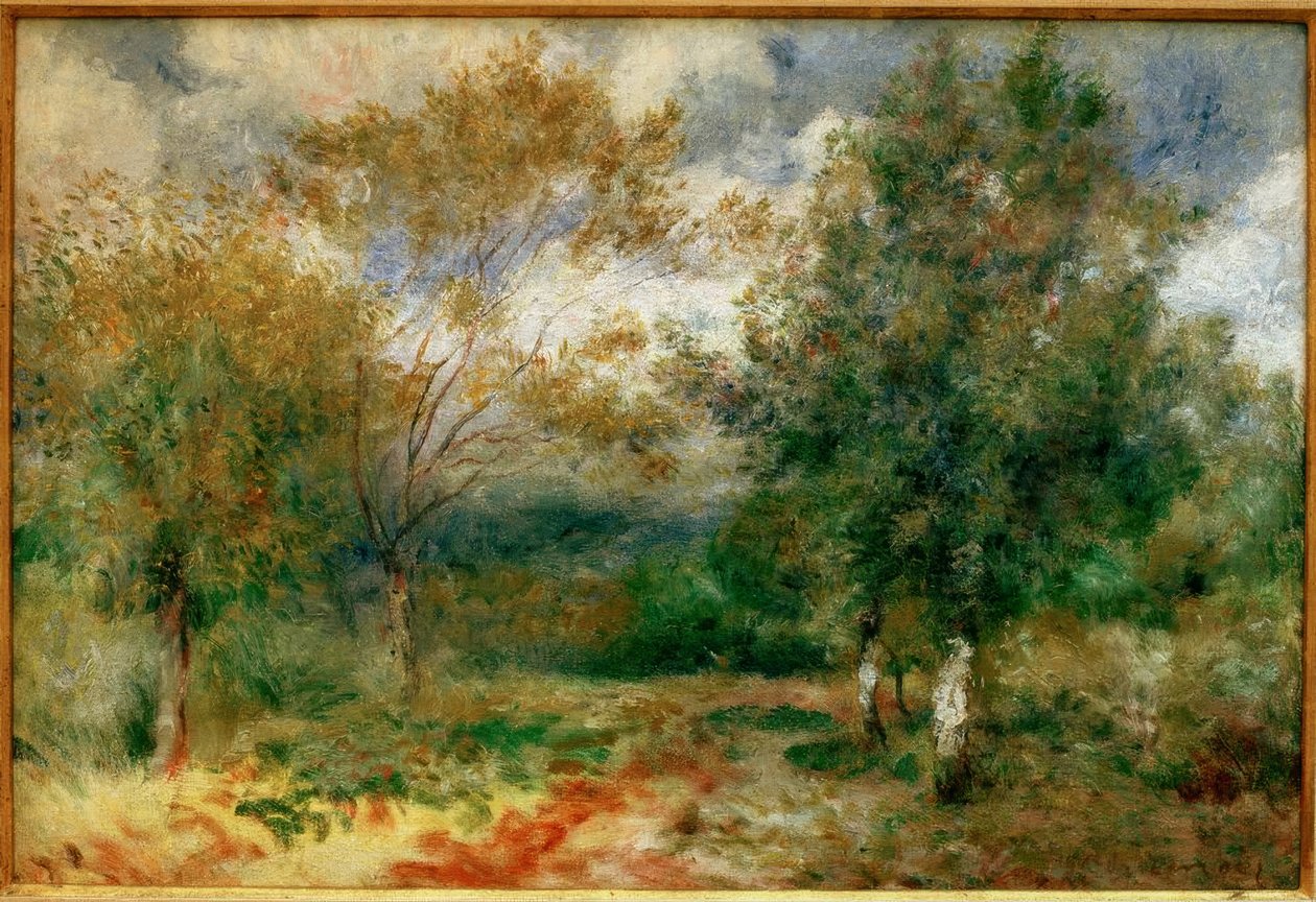 Solrigt landskab af Pierre Auguste Renoir